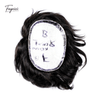 Men's Breathable Fine Mono Toupee - Hand-Tied Real Human Hair System with Natural Lace Front & NPU Perimeter