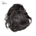 Men's Breathable Fine Mono Toupee - Hand-Tied Real Human Hair System with Natural Lace Front & NPU Perimeter