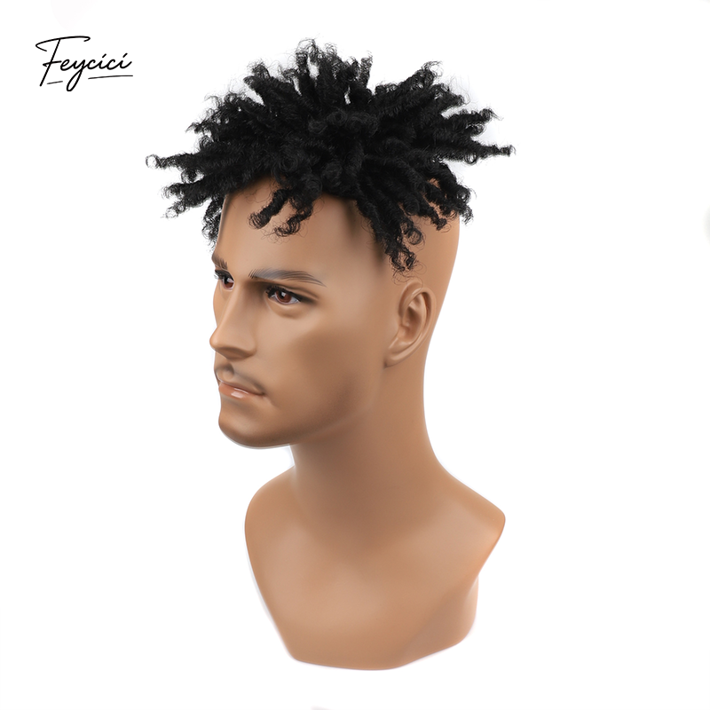 Men's Dreadlock Toupee Hairpiece – Featherlight Short Dread Hair Topper