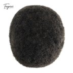 Men's Full French Lace Afro Toupee – Premium Human Hair Wave & Crimp System