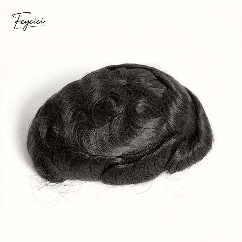 Mirage Series - 0.03mm Ultra-Thin Skin Men’s Hair System (Knotless V-Loop)