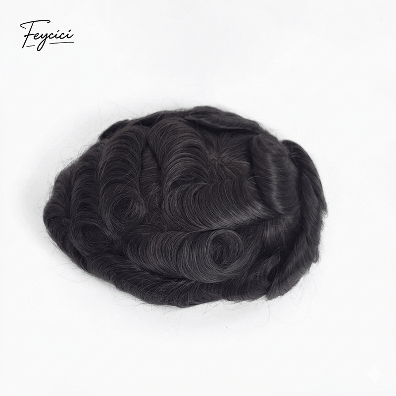 Mirage Series - 0.03mm Ultra-Thin Skin Men’s Hair System (Knotless V-Loop)