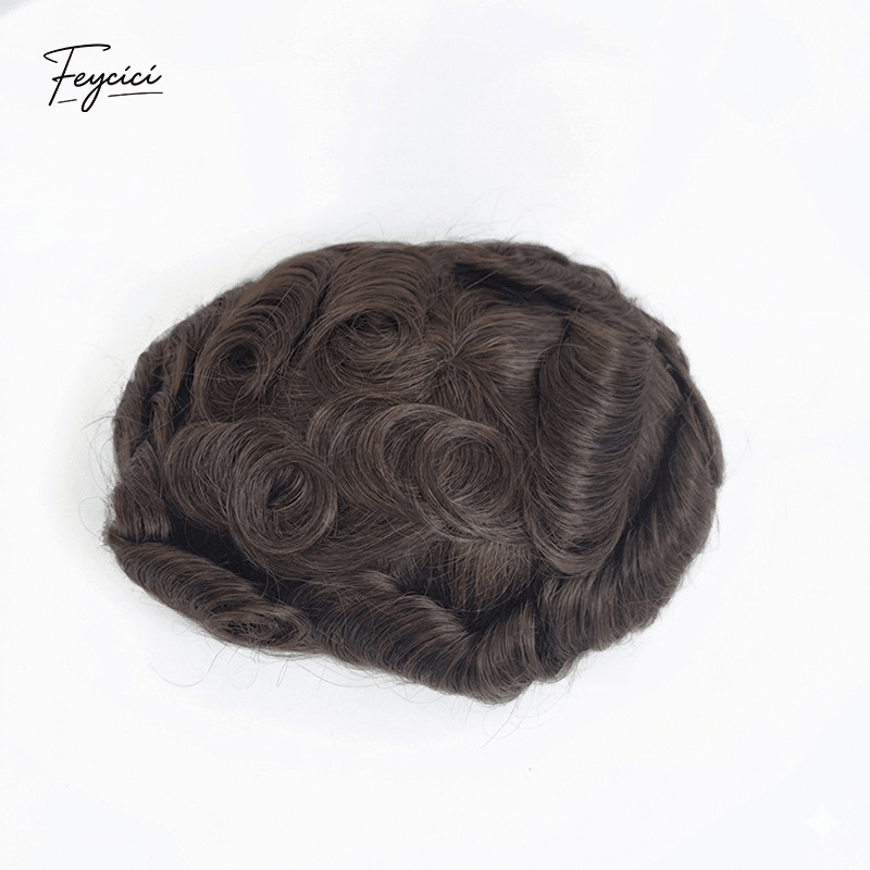 Mirage Series - 0.03mm Ultra-Thin Skin Men’s Hair System (Knotless V-Loop)