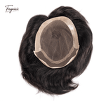 OCT Series - Ultra-Breathable French Lace Center Men's Human Hair Toupee (Summer Light Edition)