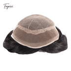 OCT Series - Ultra-Breathable French Lace Center Men's Human Hair Toupee (Summer Light Edition)