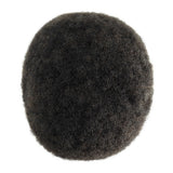 Men's Full French Lace Afro Toupee – Premium Human Hair Wave & Crimp System
