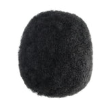 Men's Full French Lace Afro Toupee – Premium Human Hair Wave & Crimp System
