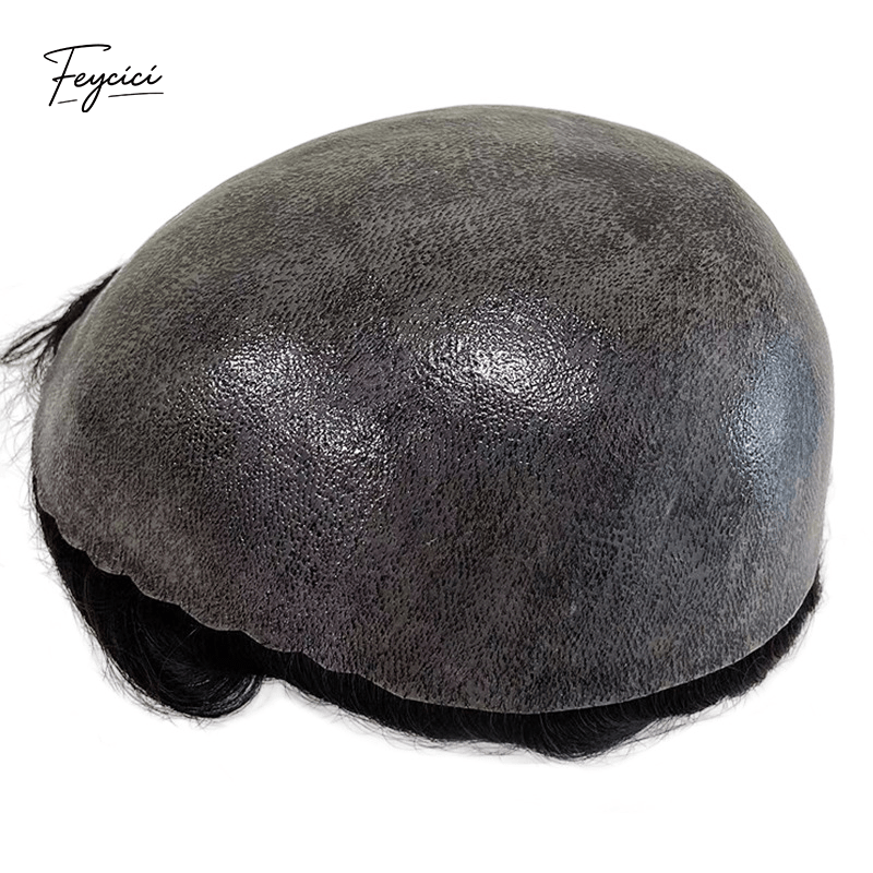 Second Skin Series - Seamless Injected Bio-Skin Men's Human Hair Toupee