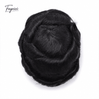 Ultra-Thin Skin Men’s Toupee - V-Loop Knotless Human Hair System for Spring/Summer