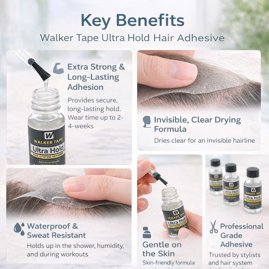 Ultra Hold Adhesive - Maximum Wear Waterproof Liquid Glue for Lace & Poly Systems4