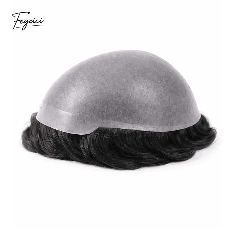 Classic Skin Series - Ultra-Thin Bio-Skin Men's Human Hair Toupee (Raw & Styled Options)