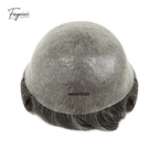 Ultra-Thin Skin Men’s Hair System - 0.08mm V-Loop Knotless Bio-Skin Toupee (8"x10")