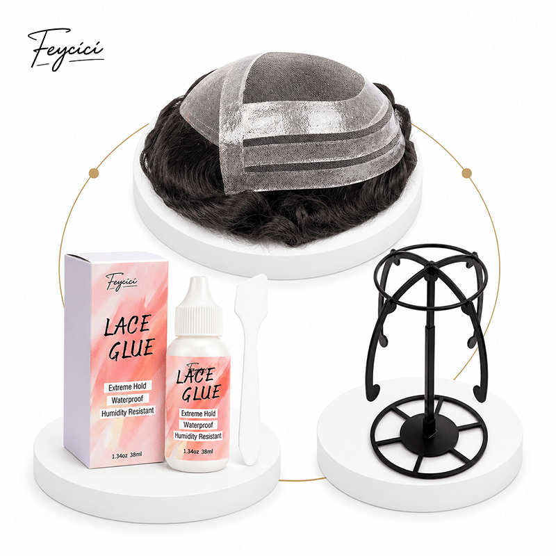 Comfortable Lace Top Hair System Breathable Essential Bundle