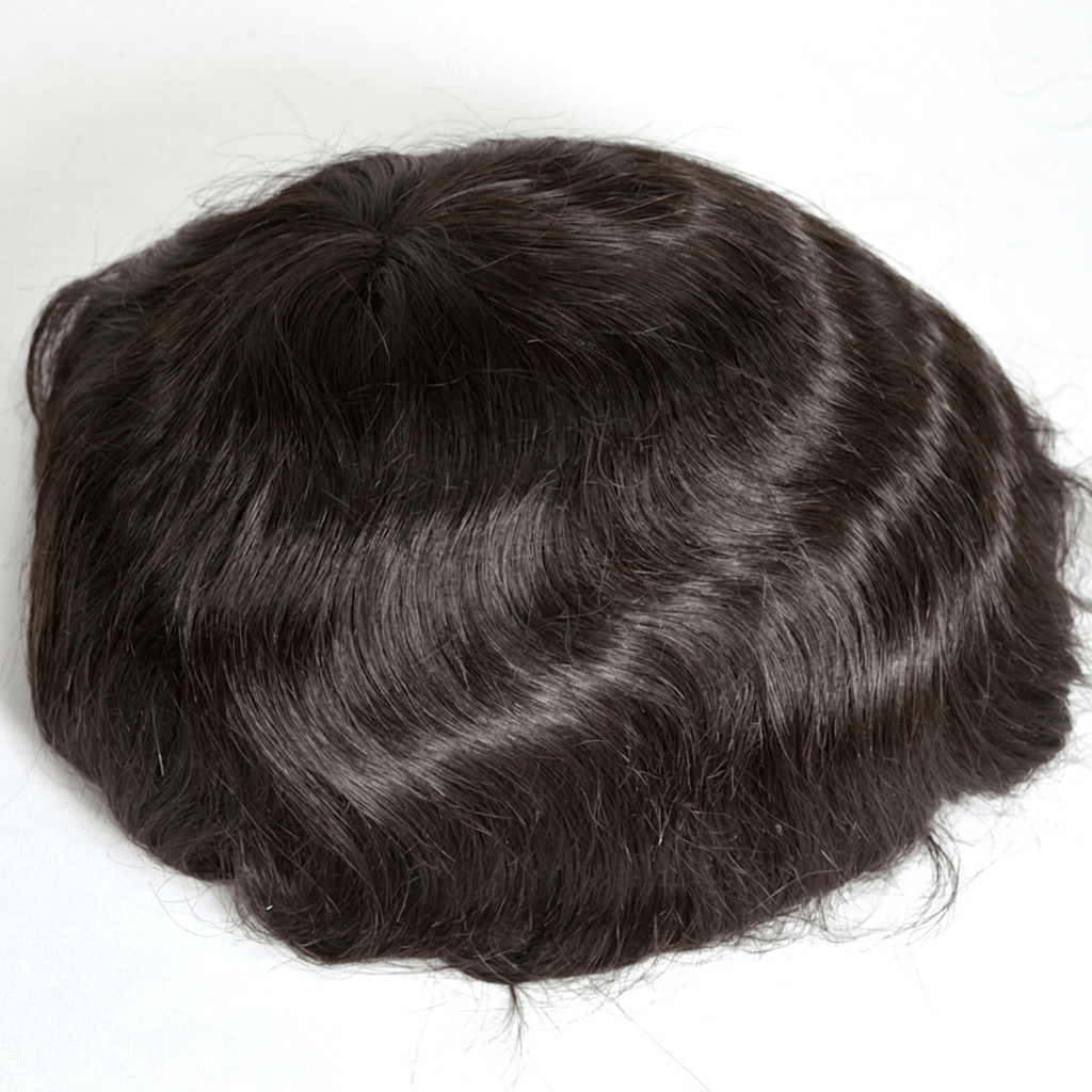 Air-Lace Series - 10x8" Full Swiss Lace Hand-Tied Men's Toupee